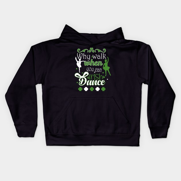 Irish Music Ireland Design For Irish Dancing Kids Hoodie by Lomitasu